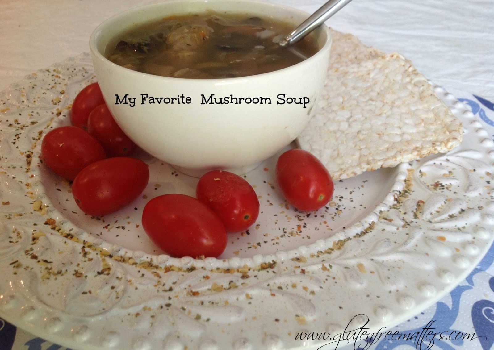 Gluten Free AZ Mushroom Artichoke Soup ( Vegan)
