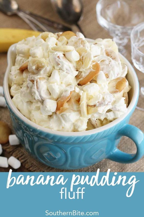 Potluck Banana Pudding Fluff The Easy Recipes Blog