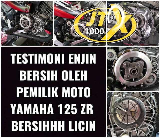JTX - JTX1000 Motor Yamaha 125 ZR Enjin Bersih