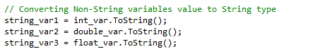 DownRoads: How to convert int to string in Visual C#