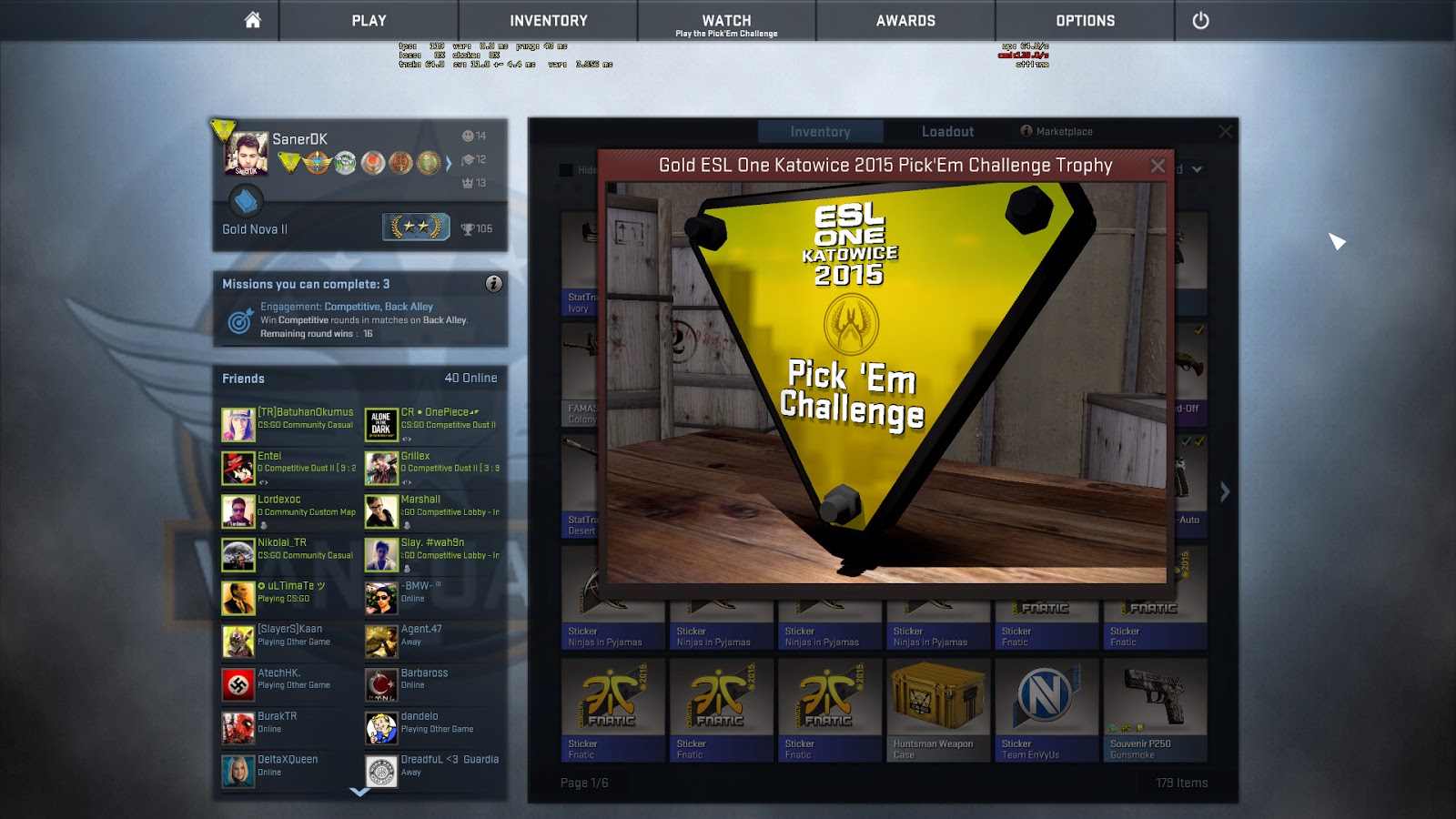 Katowice 2015 Pick'Em Challenge Trophy rehberi!