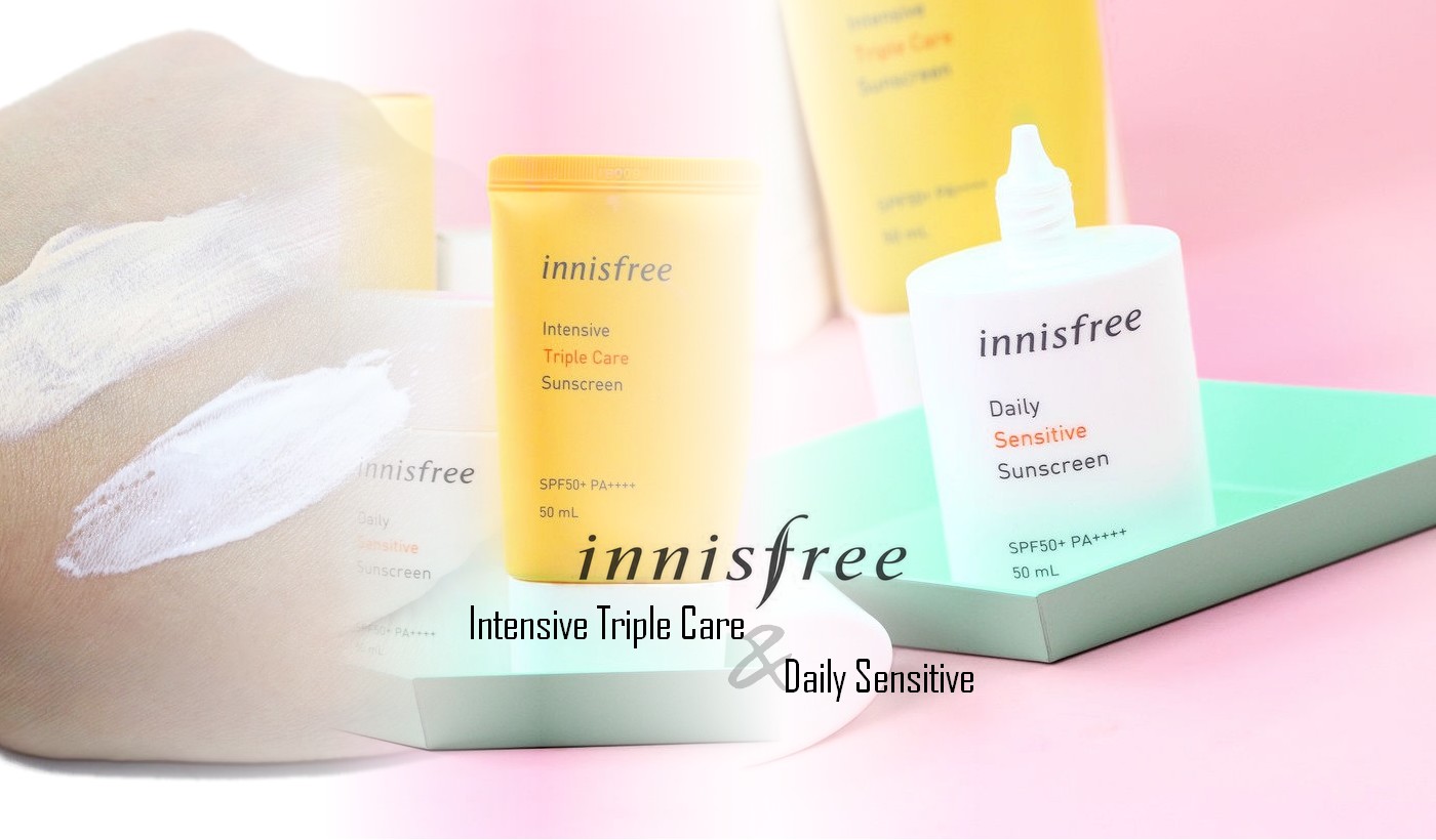 Innisfree Mineral Sunscreens Intensive Triple care (2019 version) and