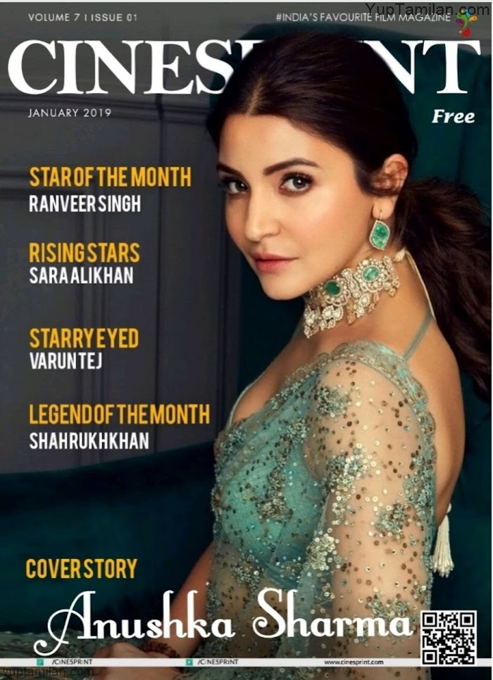 Cinesprint Magazine January 2019 PDF featuring Anushka Sharma