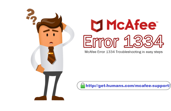 McAfee error 1334