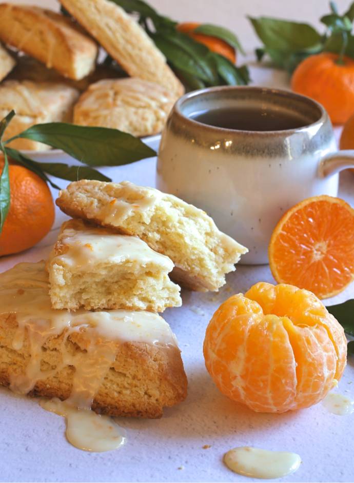 Hungry Couple Satsuma Mandarin Orange Scones
