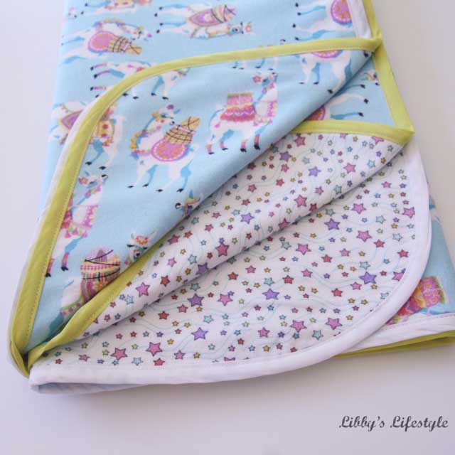 Threading My Way Showcasing Receiving Blanket, Swaddling Blanket