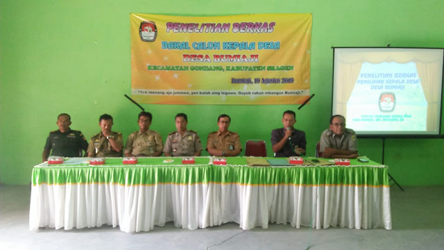 Penelitian Berkas Balon Kepala Desa Bumiaji