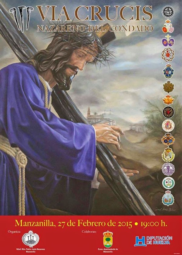 III Via Crucis Nazareno del Condado. Manzanilla (Huelva) 27 de Febrero del 2015