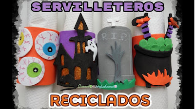 4-servilleteros-reciclados-para-halloween-ideas-fáciles-con-tubos-de-cartón-creandoyfofucheando