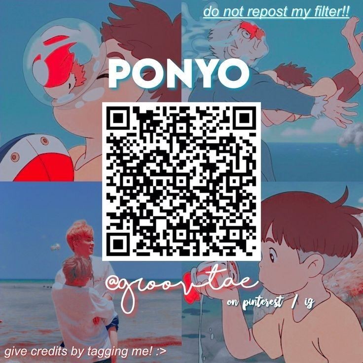 Kumpulan Barcode QR Polarr Anime Style Kumpulan Barcode QR Polarr Anime Style