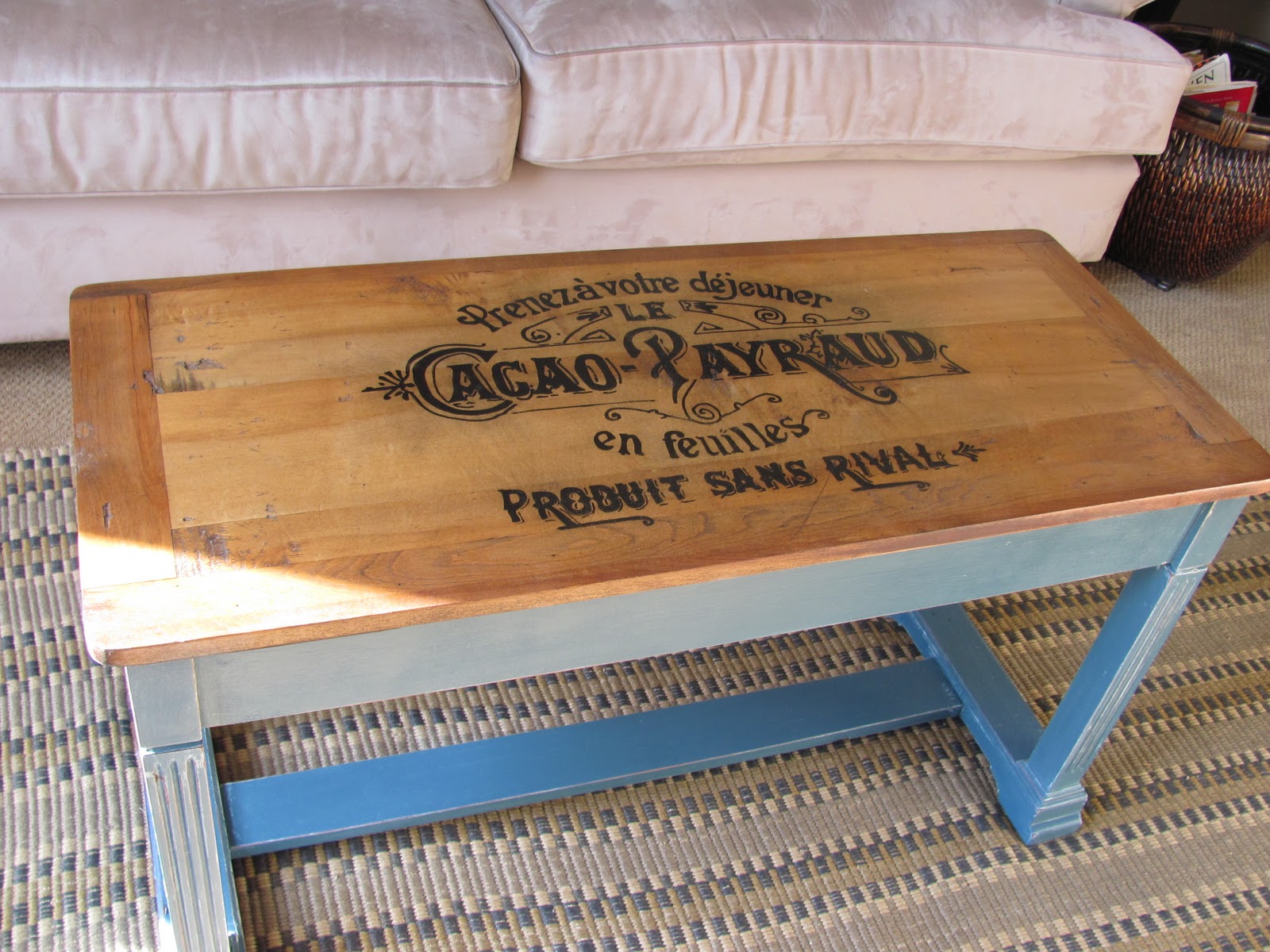 Header Piano Bench turned Coffee Table