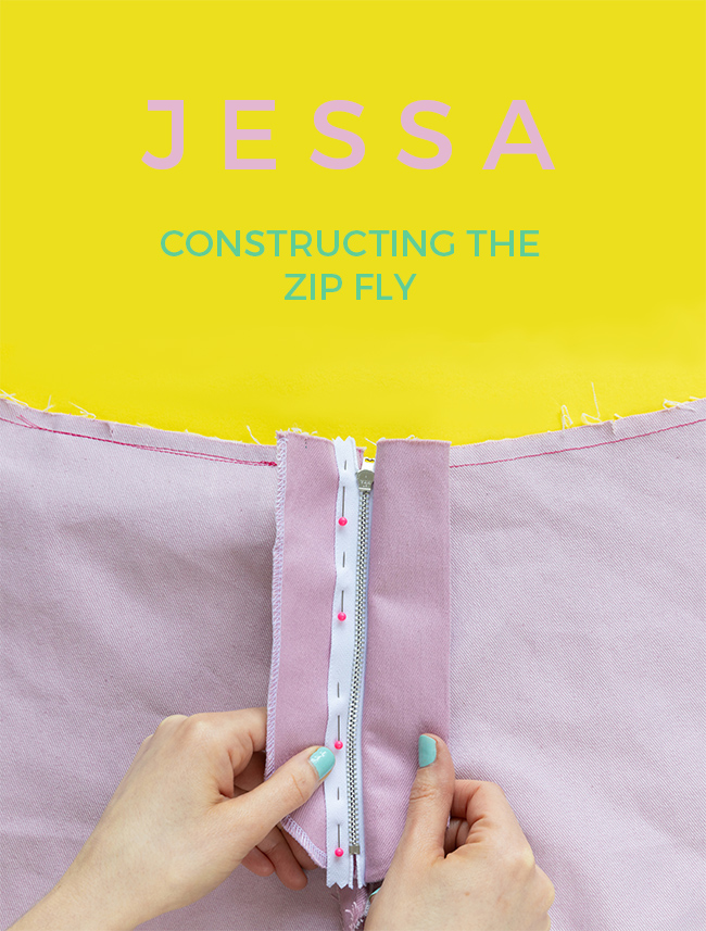 Tilly and the Buttons: Jessa: Sewing the zip fly