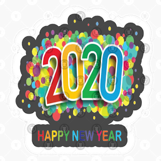 happy new year texture 2020 