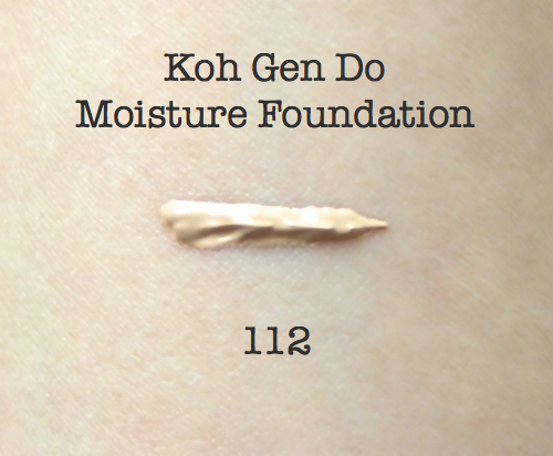 Koh Gen Do Moisture Foundation 112 swatch