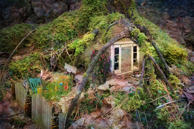 Heart's Delight Fairy House by Sara Harley