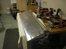 Aileron is getting riveted together