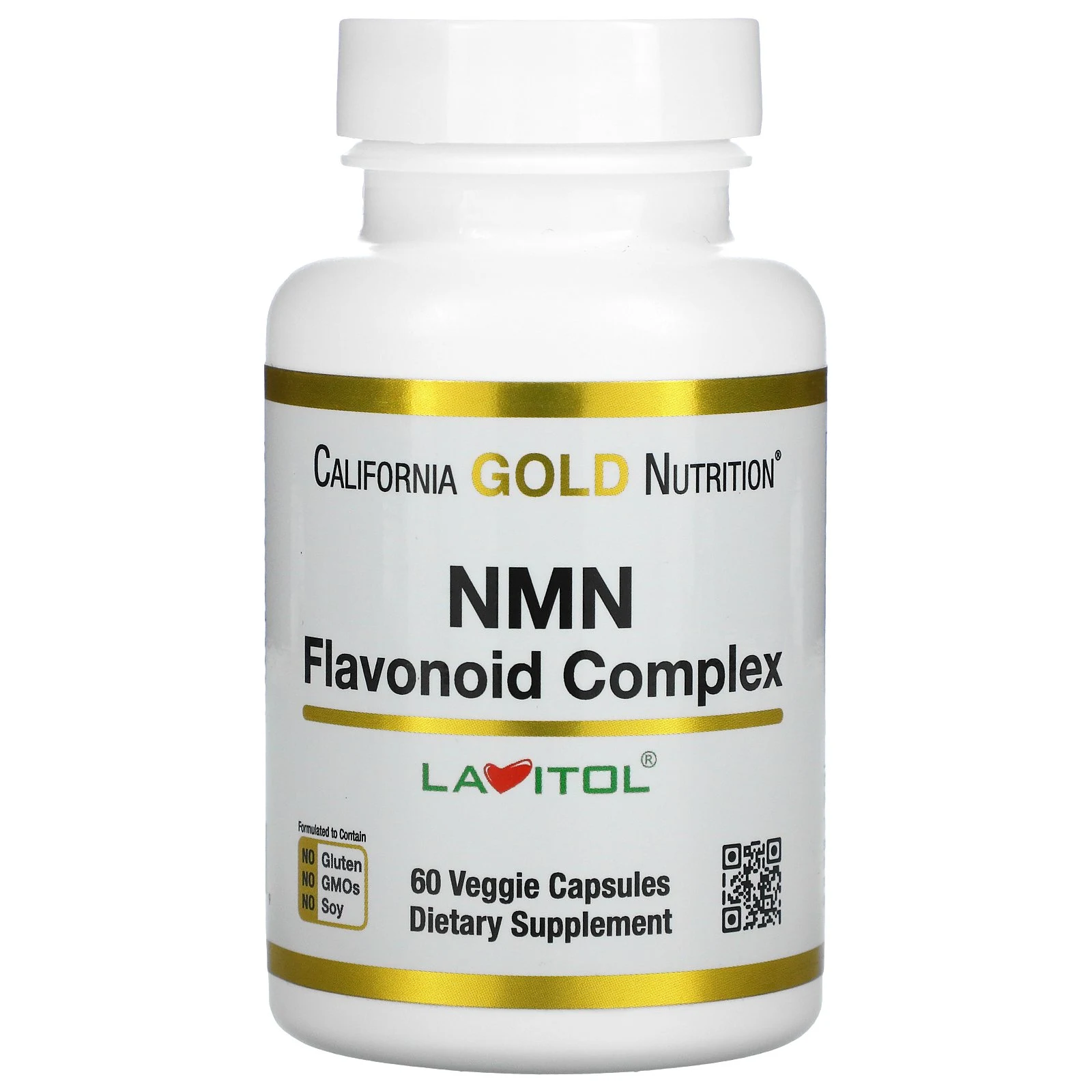 California Gold Nutrition, NMN (Flavonoid Complex), 60 Veggie Capsules