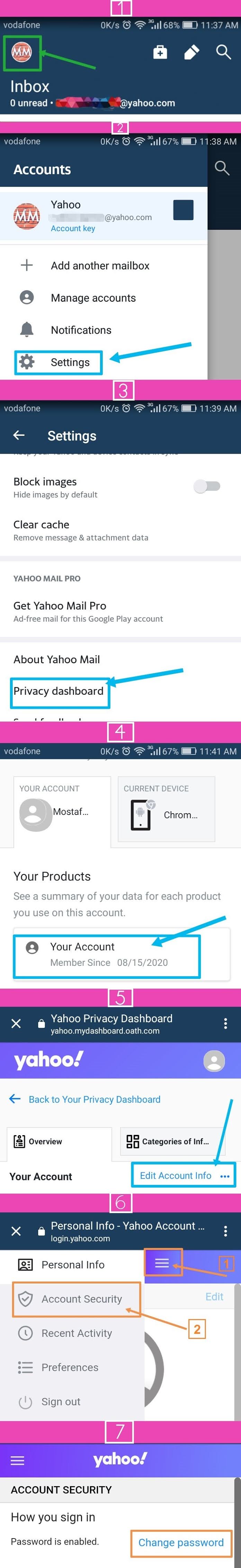 طريقة عمل إيميل ياهو على الموبايل والكمبيوتر خطوة بخطوة