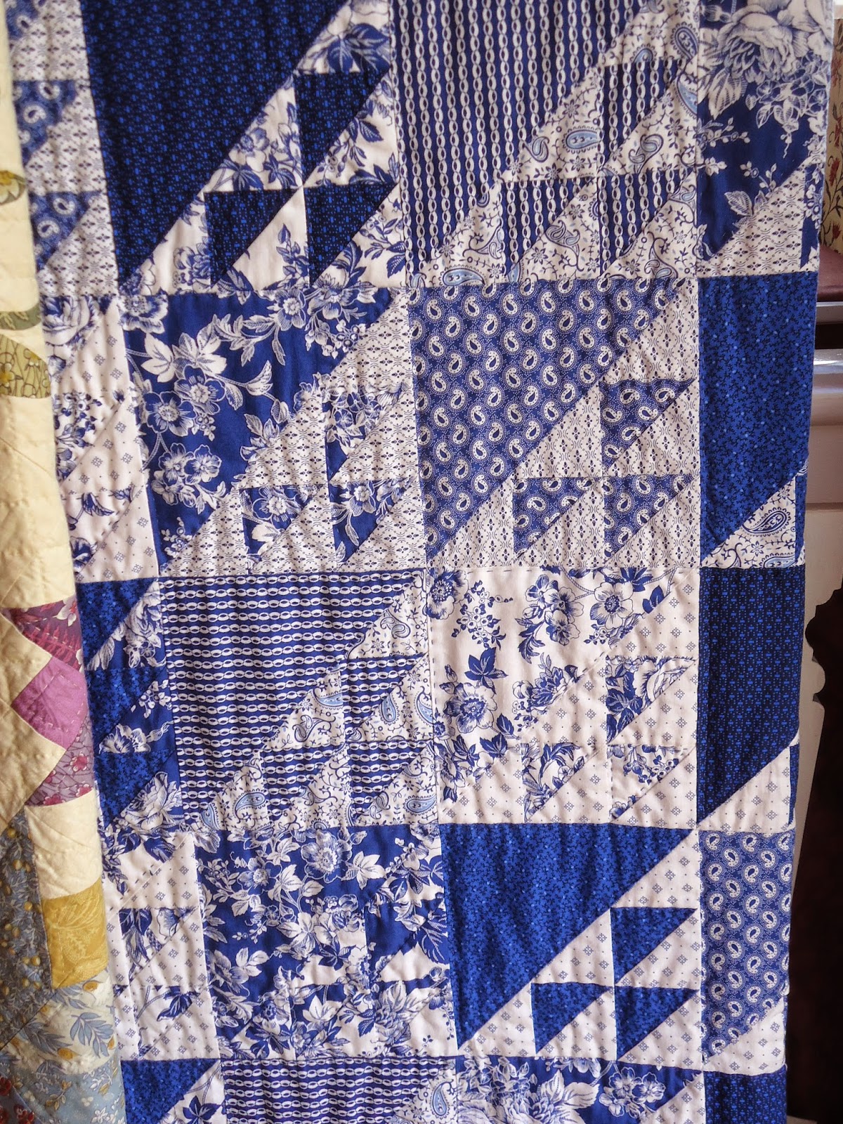 Patricia quilts at home Dutch Quilts in Amsterdam