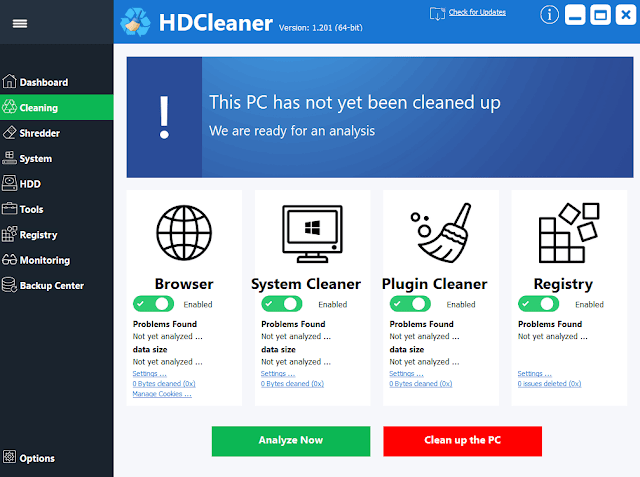 تحميل برنامج HDCleaner 2020 لتسريع وتنظيف الكمبيوتر مجانا