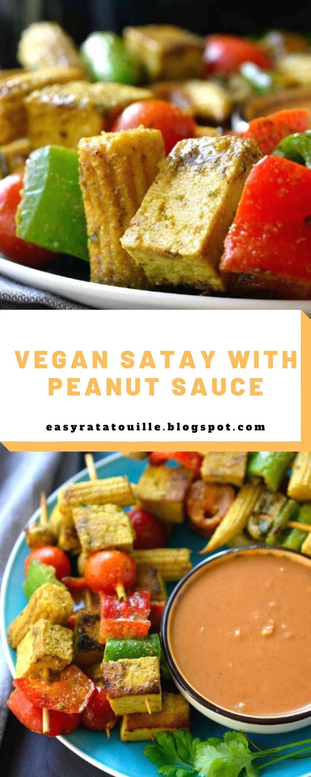 Vegan Satay with Peanut Sauce
