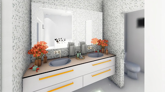 bagno 3D-progetto-computer