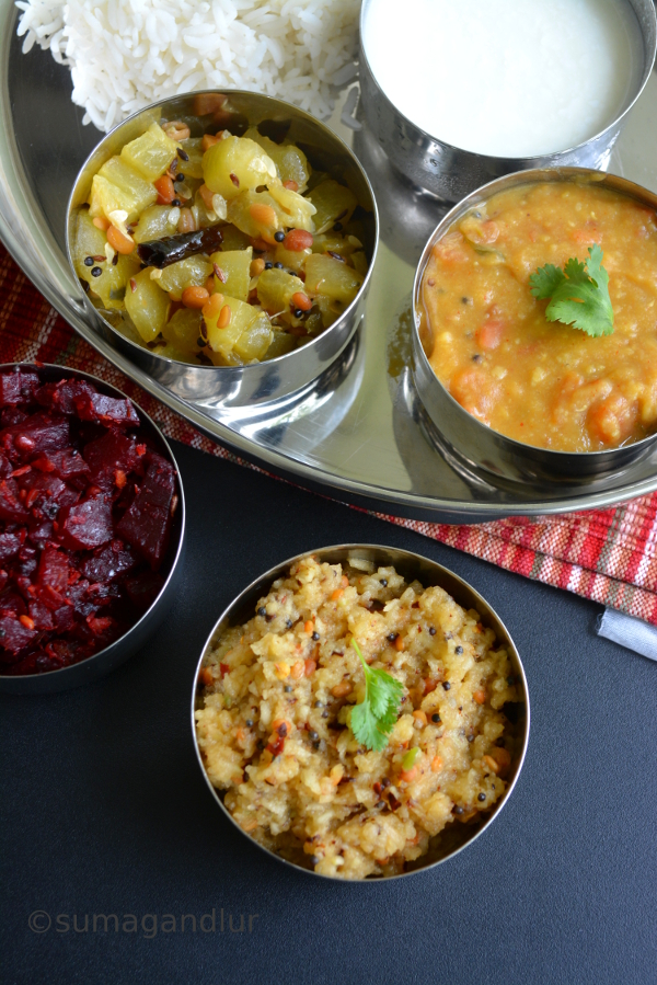 Veggie Platter Apple Chutney (South Indian Style)