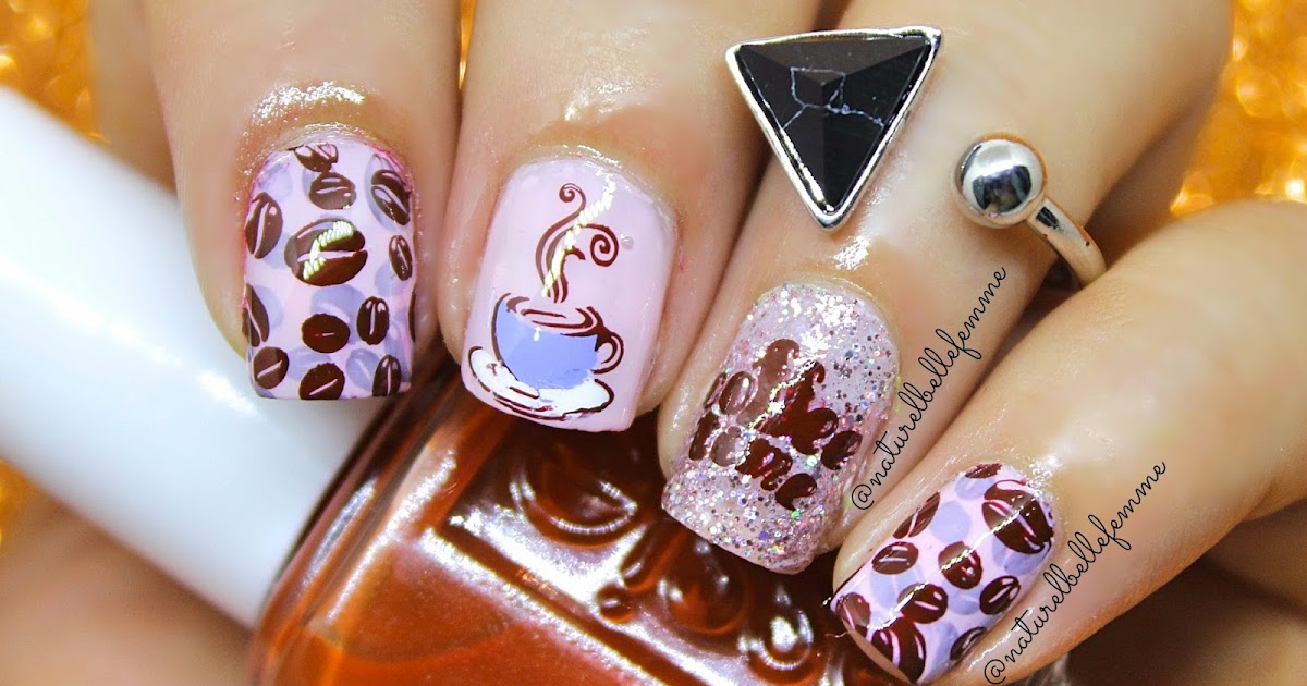 1. Coffee Brown Ombre Nails - wide 2