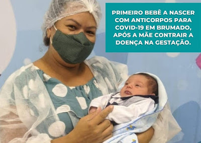  Brumado/BA: Bebê nasce com anticorpos para Covid-19, após mãe contrair doença na gestação 