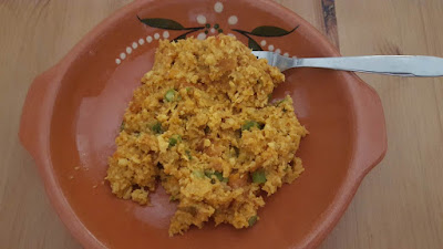 Scrambled eggs with asparagus and smoked sausage recipe Scrambled eggs with asparagus and smoked sausage recipe