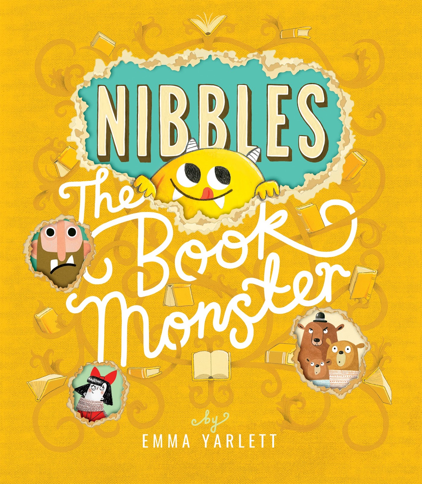 The Bookworm Baby Nibbles the Book Monster