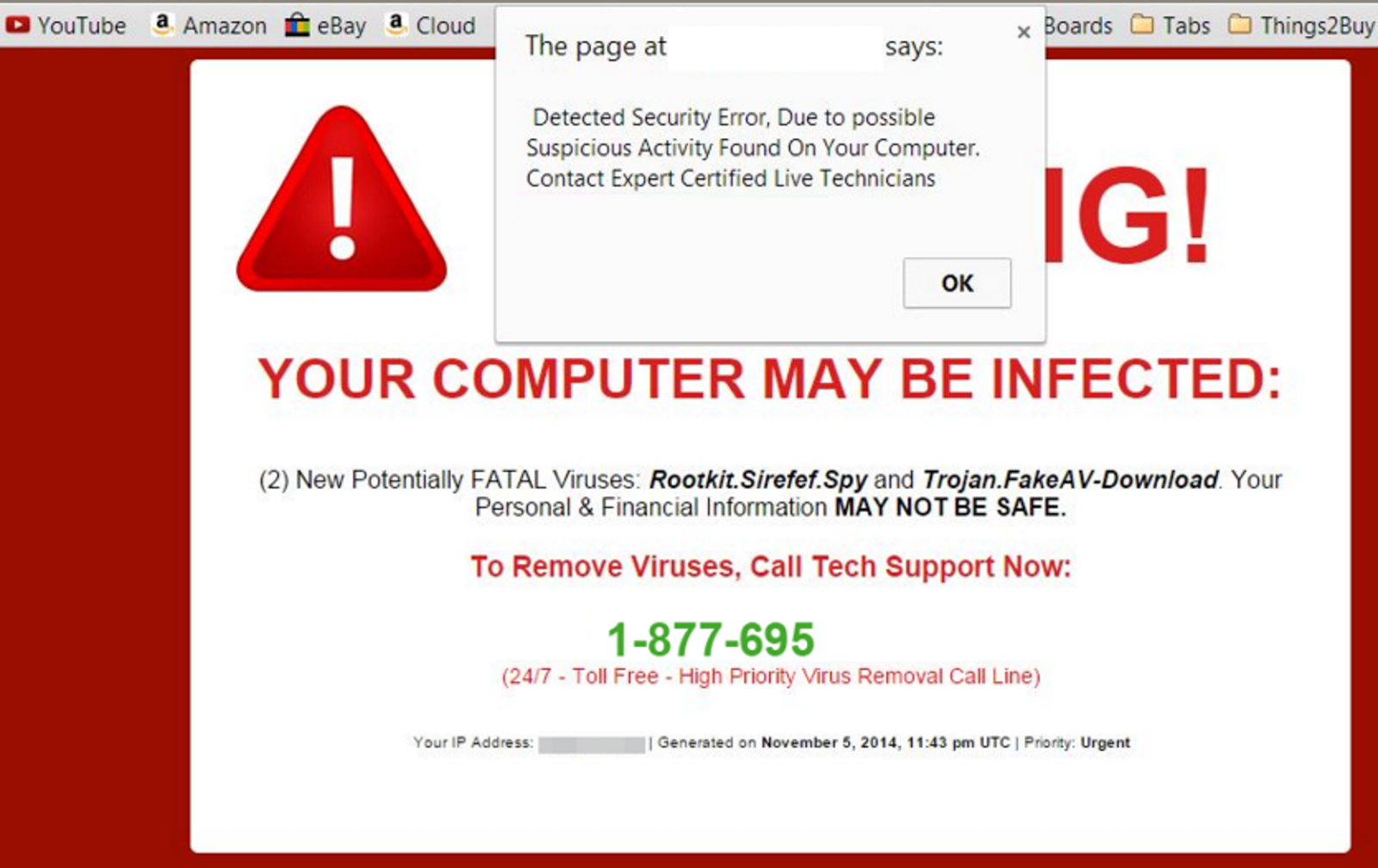 how to get virus off computer microsoft scam