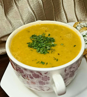 شوربة عدس الأحمر /lentil soup