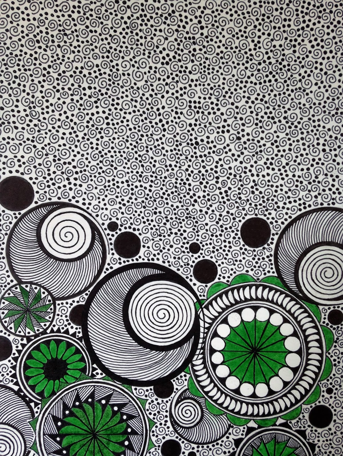 Two Tribes Pottery Pen and Ink Designs