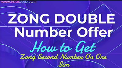 Zong Double Number Offer Code