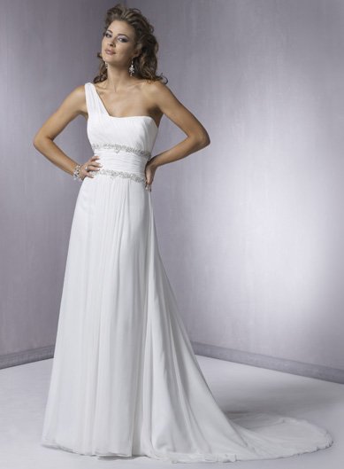 Wedding Dress Design: Single strap wedding dress Wedding Dress Design: Single strap wedding dress