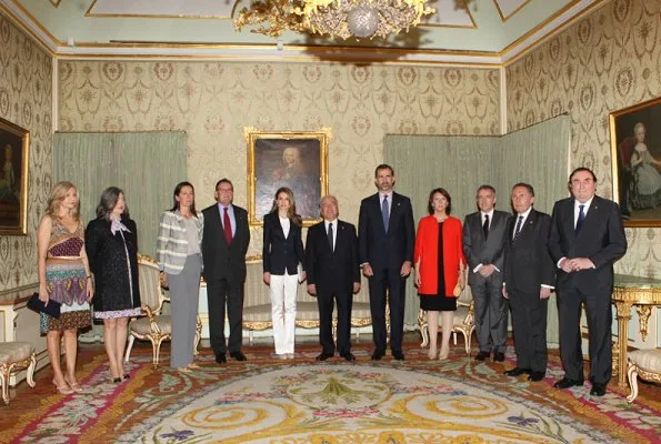 Crown Prince Felipe and Crown Princess Letizia attended annual meeting with the members of the Boards of Trustees of the Prince of Asturias Foundation