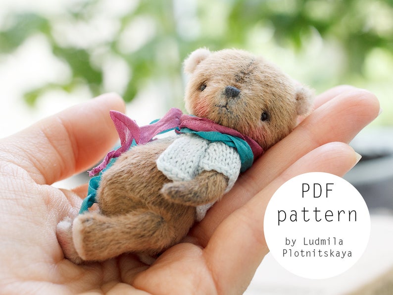 miniature teddy bear patterns