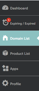 Click on Domain List Click on Domain List