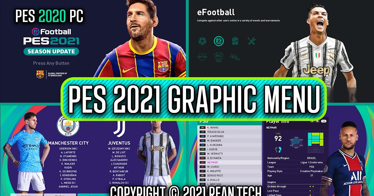 Pes 2021 Rt Graphics Menu Mod Pes 2020