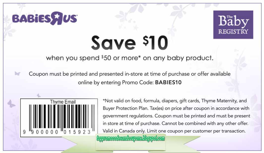 Free Promo Codes and Coupons 2021 Babies R Us Coupons