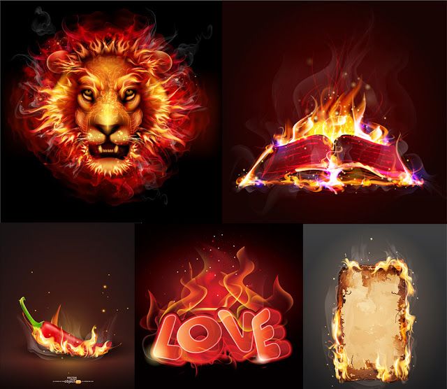 Creative Fire Vector Effect Creative Fire Vector Effect