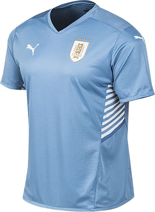 Puma apresenta as novas camisas do Uruguai Show de Camisas