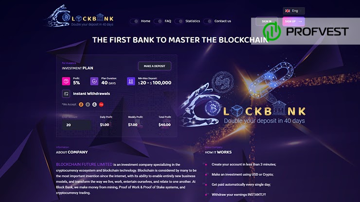 Block Bank: обзор и отзывы о block-bank.io (HYIP платит) Block Bank обзор и отзывы HYIP-проекта