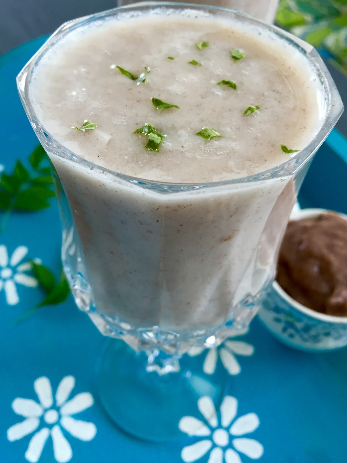 Ragi Java/Ragi Lassi ( Finger millet and Yogurt drink) For a Healthy