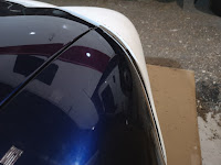 Right view of Side view of Cobra nose panel on Miata
