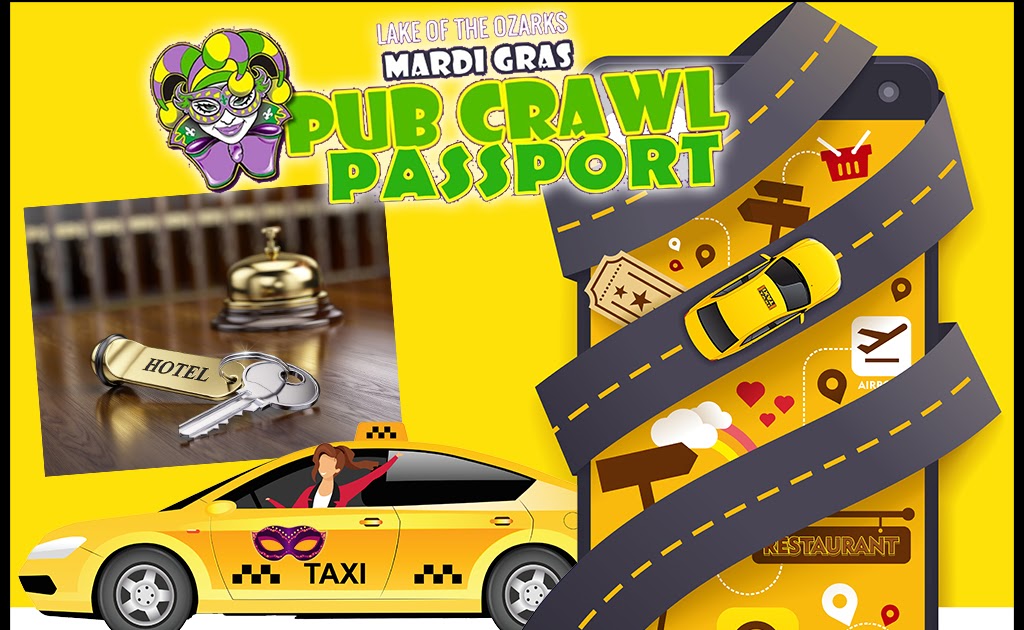 Lake of the Ozarks Mardi Gras Pub Crawl Book a Room & a Ride for the