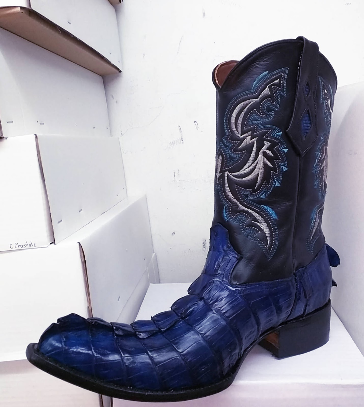 botas vaqueras de lagarto