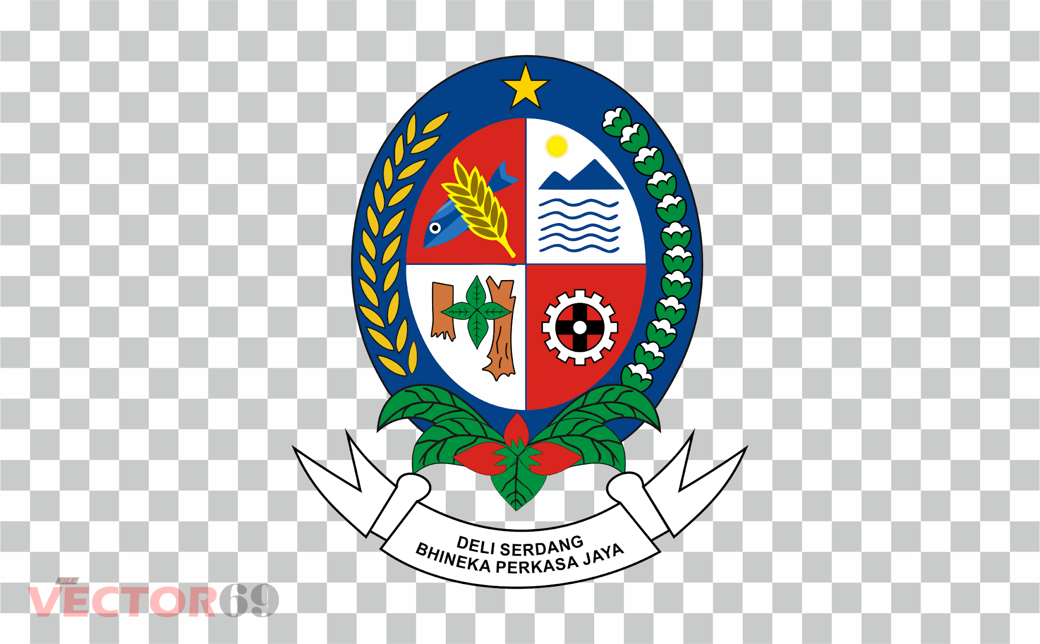 Kabupaten Deli Serdang Logo - Download Vector File PNG (Portable Network Graphics)