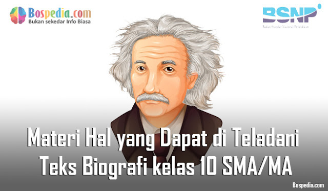 Materi Hal yang Dapat di Teladani dari Teks Biografi Mapel Bahasa